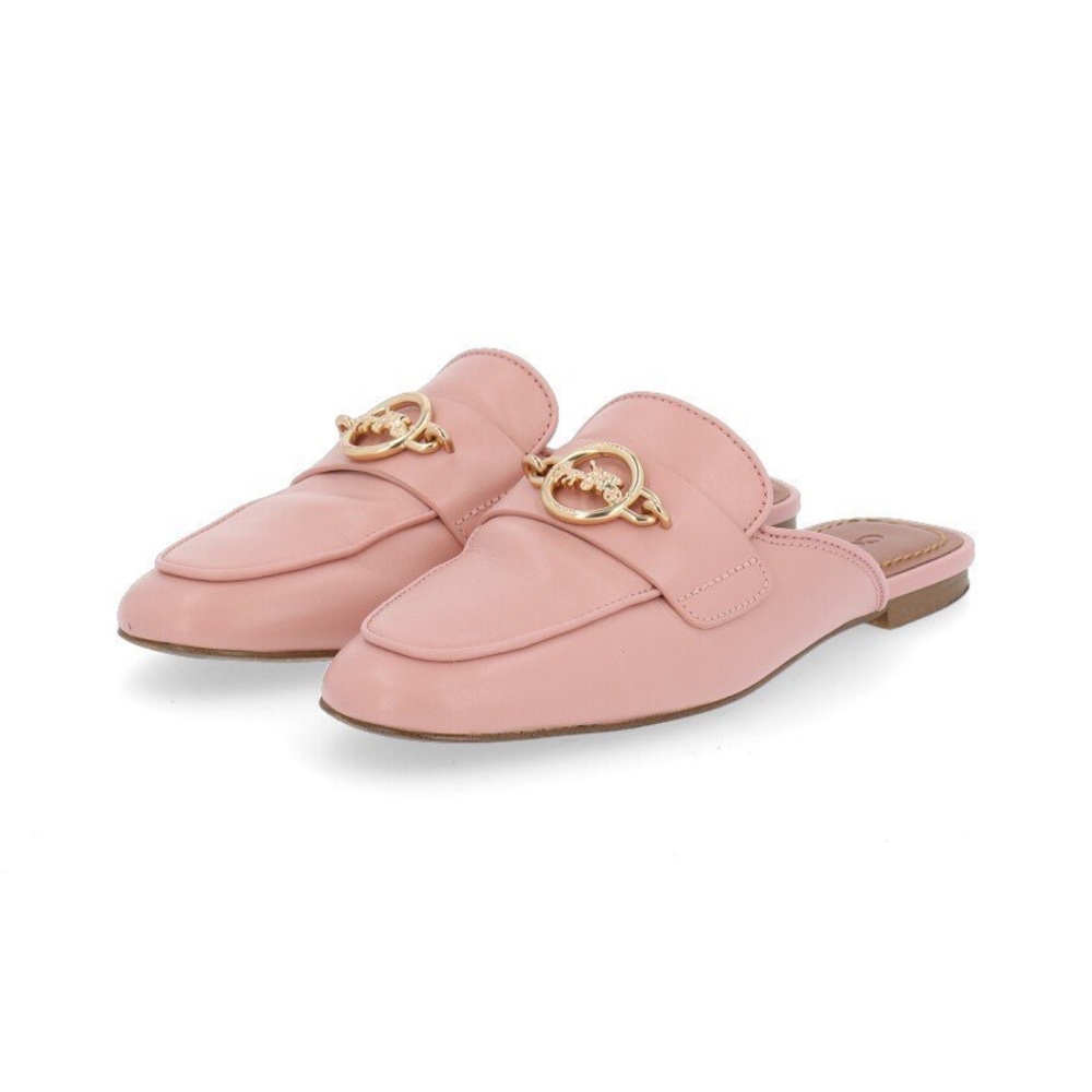 NIB Coach Scotty leather Slide Shoe Pink Size 6